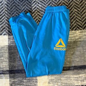 💰Reebok Kids' Vibrant Blue Joggers with Yellow Accent